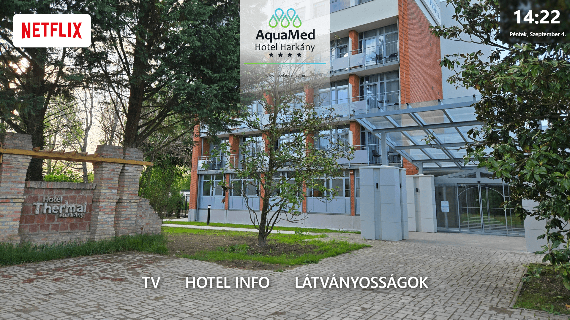 AquaMed Hotel Harkány Hotel TV rendszere