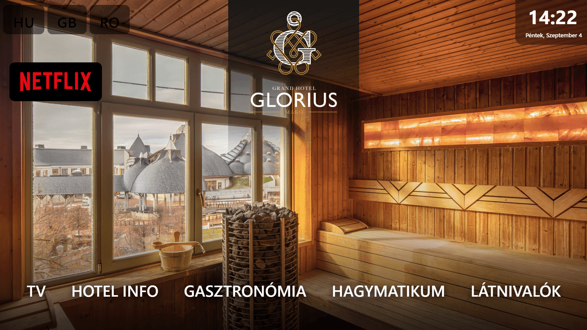 Grand Hotel Glorius - Makó Hotel TV rendszere